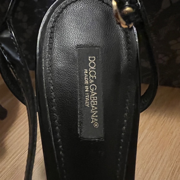 AUTHENTIC Dolce & Gabbana Black Heels - Picture 5 of 5